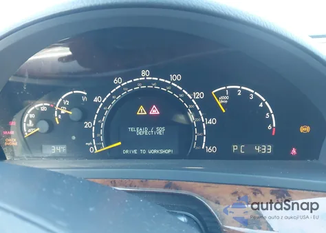 2004 Mercedes-Benz S 500 из США, поврежденный, VIN WDBNG75J04A398370